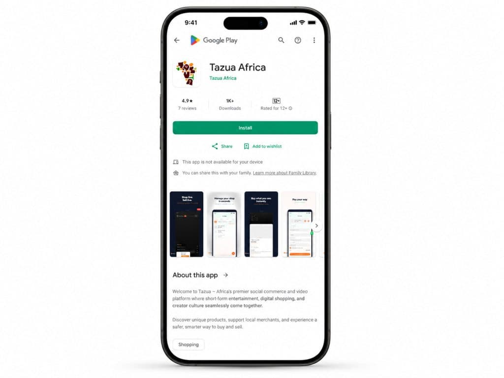 Tazua Africa Mobile App